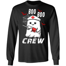 Load image into Gallery viewer, Boo Boo Crew Nurse Ghost T-Shirt Halloween Costume Gifts Shirts For Kids Men Women Boo Boo Crew T-shirt