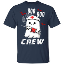 Load image into Gallery viewer, Boo Boo Crew Nurse Ghost T-Shirt Halloween Costume Gifts Shirts For Kids Men Women Boo Boo Crew T-shirt