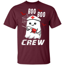 Load image into Gallery viewer, Boo Boo Crew Nurse Ghost T-Shirt Halloween Costume Gifts Shirts For Kids Men Women Boo Boo Crew T-shirt