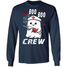 Load image into Gallery viewer, Boo Boo Crew Nurse Ghost T-Shirt Halloween Costume Gifts Shirts For Kids Men Women Boo Boo Crew T-shirt